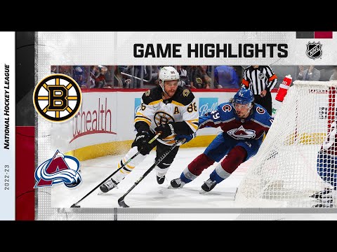 Bruins @ Avalanche 12/7 | NHL Highlights 2022