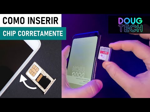 Como Inserir o CHIP/SIM na GAVETA do LG