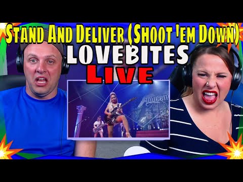 REACTION TO LOVEBITES / Stand And Deliver (Shoot 'em Down) Live Video from Knockin' At Heaven's Gate