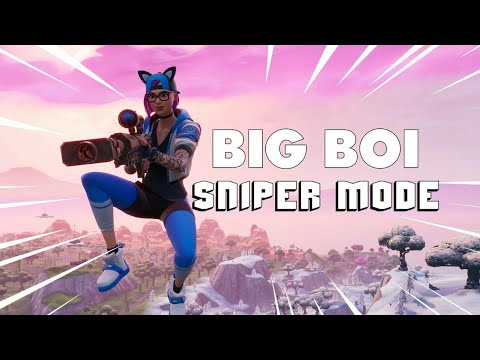how to use the big boi sniper in fortnite (It's a hard knock life)