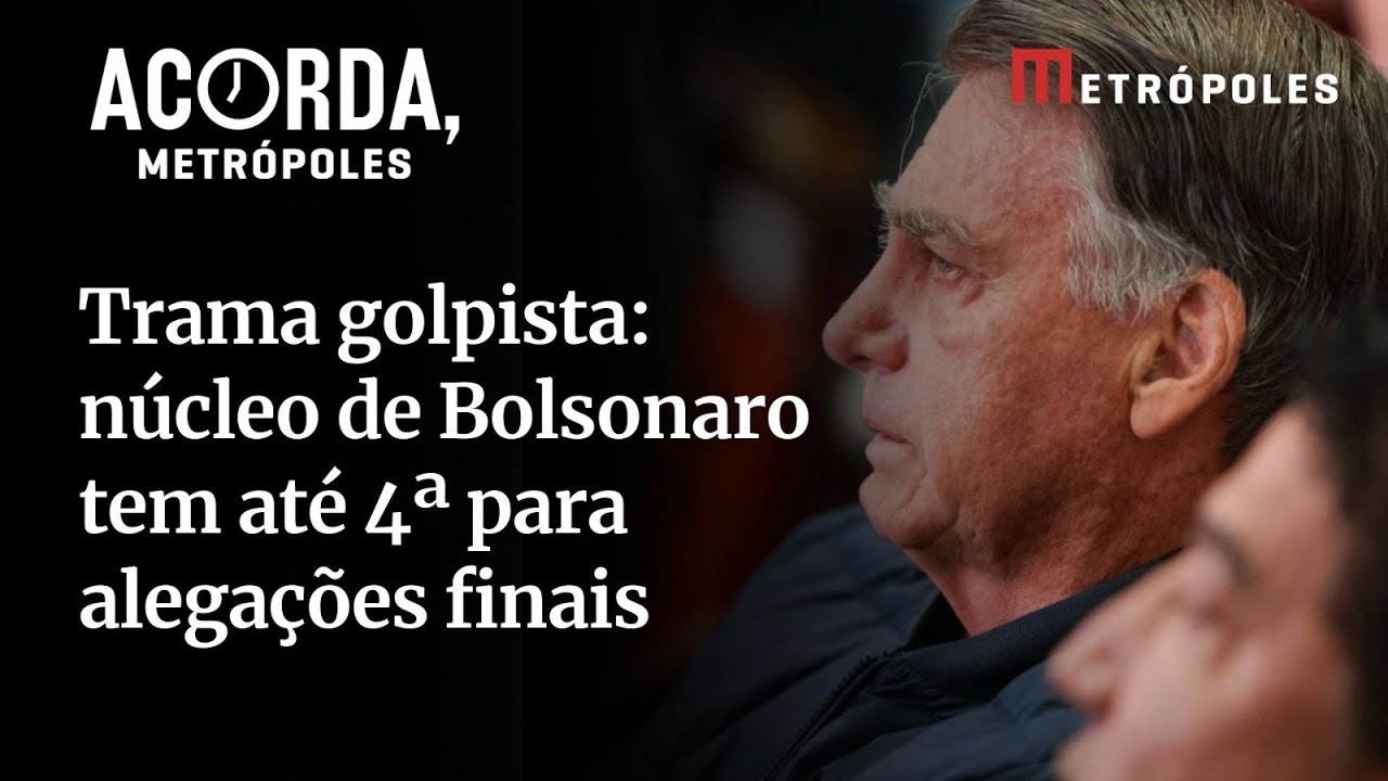 Trama golpista núcleo de Bolsonaro tem até esta quarta 138 para apresentar alegações finais