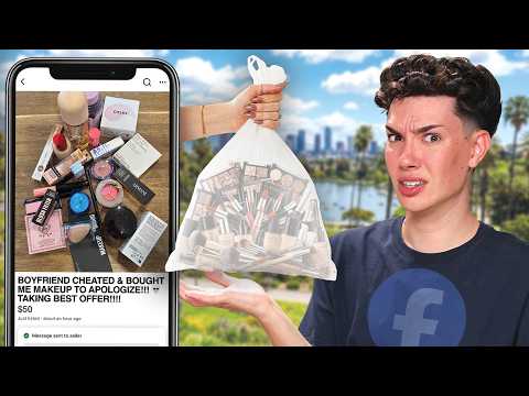 I BOUGHT A FULL MAKEUP ROUTINE FROM FACEBOOK MARKETPLACE