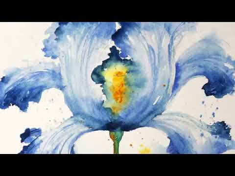 Learn To Paint a Step by Step Loose Irises Today!