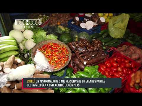 Aumenta el comercio en el Mercado Alfredo Lazo, Estelí - Nicaragua
