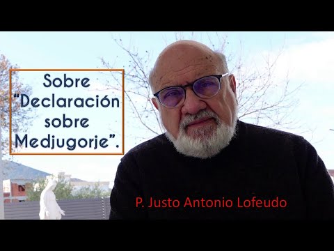 Sobre Declaración sobre Medjugorje.  P. Justo Antonio Lofeudo.