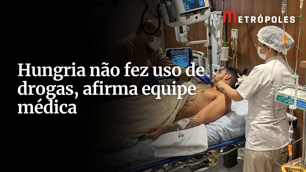 Hungria não fez uso de outra substância além de álcool garante equipe médica