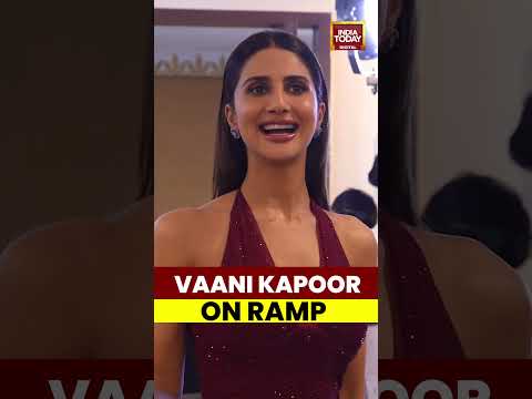 Bollywood Actress Vaani Kapoor's Stunning Look on Ramp | #shorts #vaanikapoor #ramp #bollywood