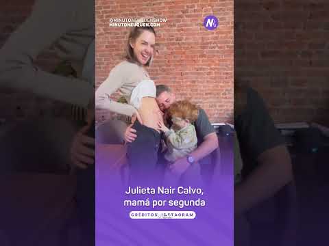 Julieta Nair Calvo anunció su embarazo - Minuto Neuquén Show