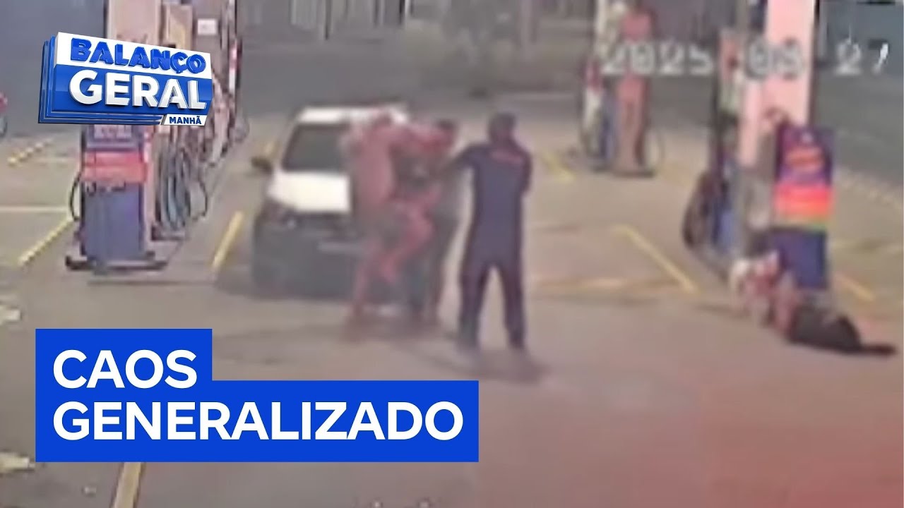 Cliente agride atendente e atropela funcionário em loja de conveniência