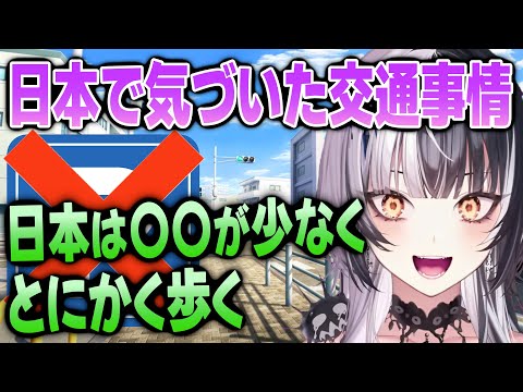 日本を歩いて“あるもの”が少ないことに気がつくしおりん【日英両字幕】