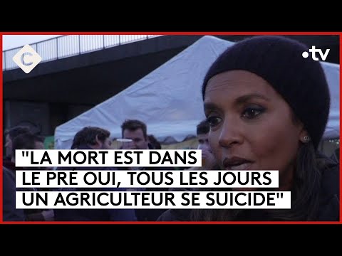 Crise agricole : Karine Le Marchand sur un point de blocage - C à vous - 29/01/2024