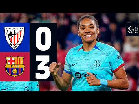 ATHLETIC CLUB 0 vs 3 FC BARCELONA | COPA DE LA REINA 🔵🔴