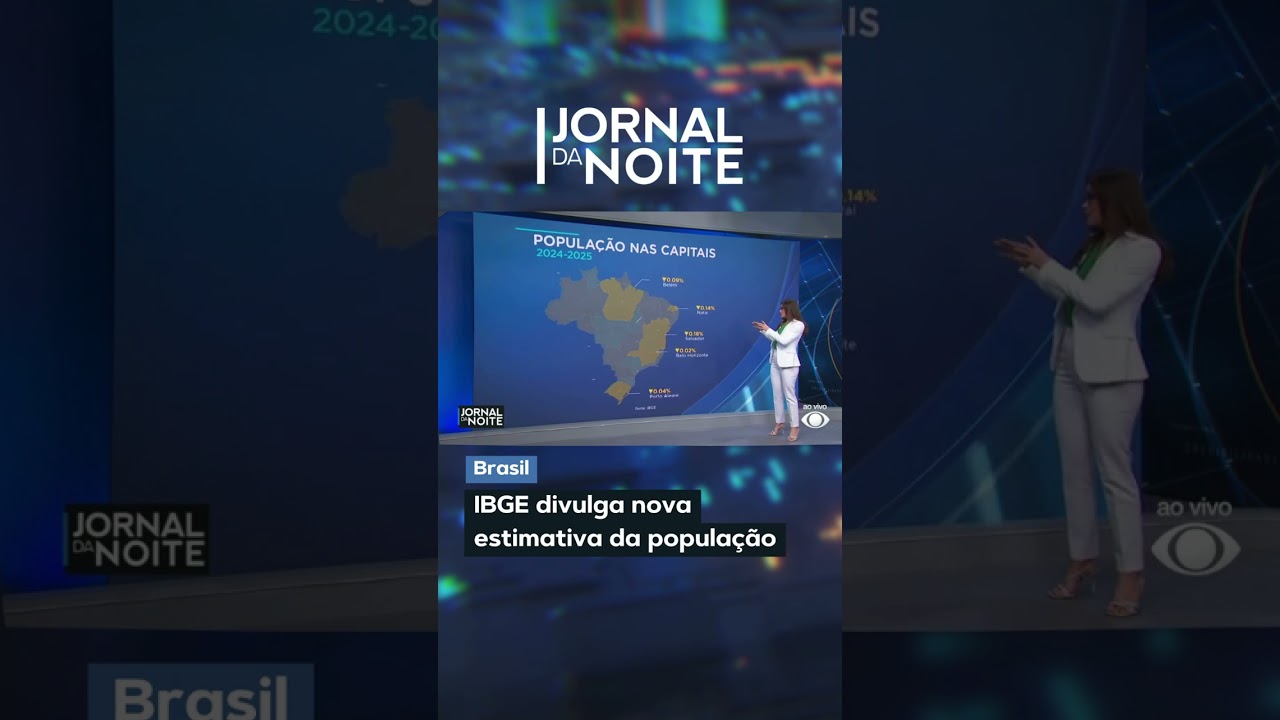 IBGE divulga nova estimativa da população