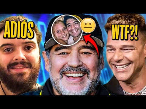 ¡Revelan lo PEOR de Diego Maradona! ¿Qué le PASÓ a Ricky Martin en la cara Adios Ibai ?