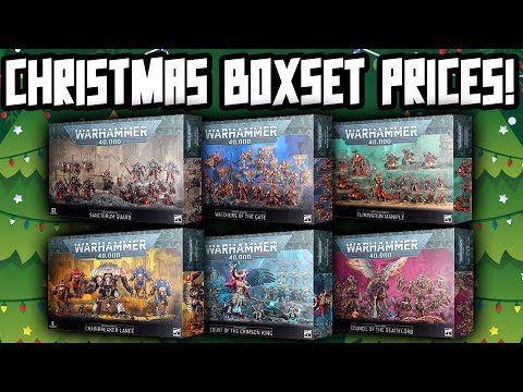 40K CHRISTMAS BOXSET CONFIRMED PRICES!