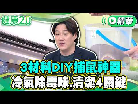 3材料DIY捕鼠神器 冷氣除霉味、清潔4關鍵【健康2.0 一周精選】#錢毅