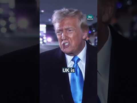 Donald Trump says the UK is 'way out of line' | ITV News