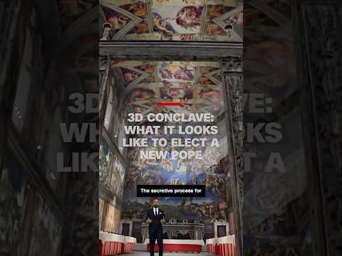 3D conclave: what it looks like to elect a new pope
