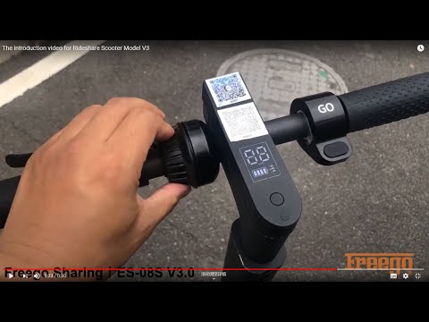 The introduction video for Rideshare Scooter Model V3