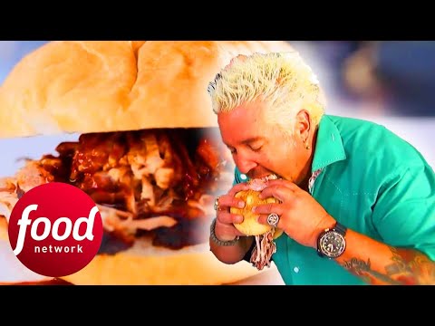Guy Fieri Tries The MOST UNUSUAL Burgers!! | Diners, Drive Ins & Dives