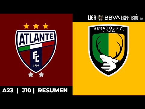 ¡Nuevo Líder General! | Resumen - Atlante vs Venados | Jornada 10 - A23 | Liga BBVA Expansión MX