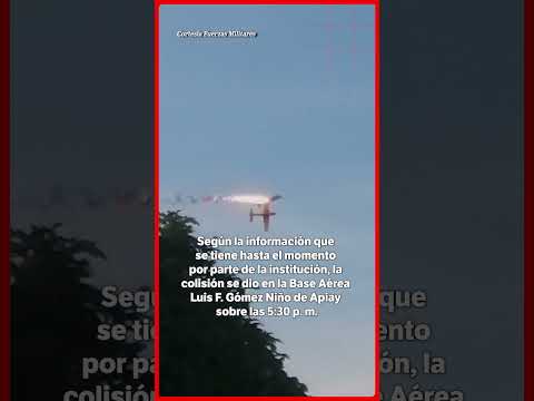 Aviones de la Fuerza Aérea chocan durante entrenamiento en Villavicencio | El Espectador