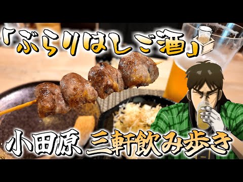 【はしご酒】旨い焼き鳥を求めてベロベロになるまで飲み歩くカイジ【小田原】