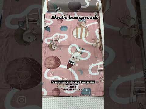 Elastic Fitted Bedspreads available in all sizes @aksharahomedecors7732 contact 9894628204