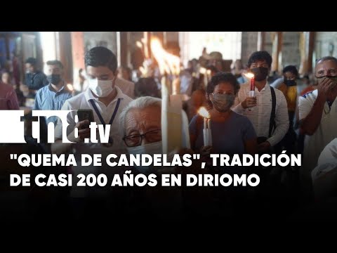 «Quema de Candelas», una tradición de casi 200 años en Diriomo - Nicaragua
