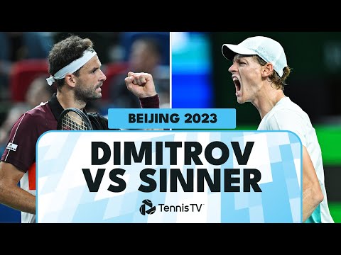 Grigor Dimitrov vs Jannik Sinner Extended Highlights | Beijing 2023