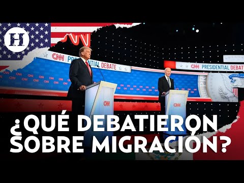Debate presidencial Joe Biden vs Trump ¿Qué fue lo que se dijo en torno a la migración?