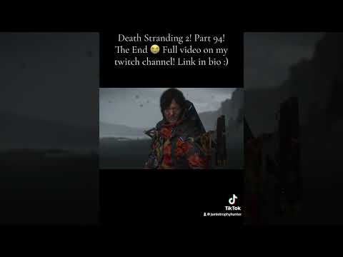 What an ending! What a game! Let the trophy hunting begin!! #kojima #deathstranding2 #twitchgaming