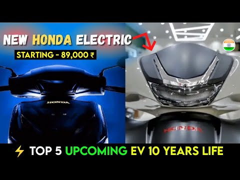 ⚡TOP 5 Upcoming Higher Range Ev 2024 | Upcoming Electric Scooter | Honda Electric | ride with mayur