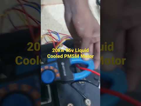 @20kw 96v pmsm motor @pmsm motor and controller @liquid cooled motors @high power pmsm motors