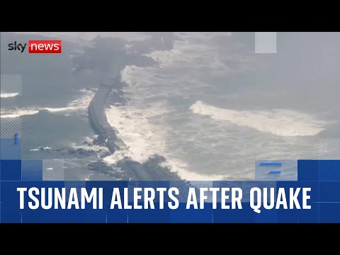 Tsunami alerts as earthquake off Russia triggers evacuations across Pacific