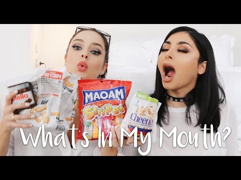 What's In My Mouth Challenge with Chloe Morello! I Nina Vee