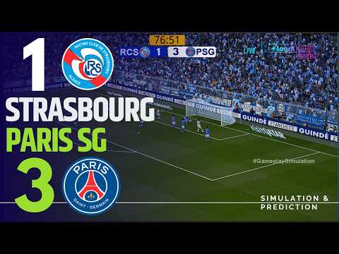STRASBOURG - PSG [EN DIRECT] Ligue 1 26/27 ✅ | Match Complet Simulation/Récréation