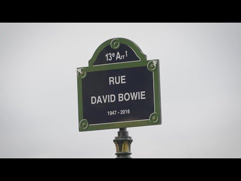 Paris names a street after David Bowie celebrating music icon's legacy
