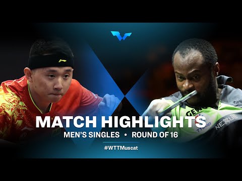 Table Tennis 🥍 Zhang Yudong vs Quadri Aruna | MS | WTT Contender Muscat 2022 (R16)