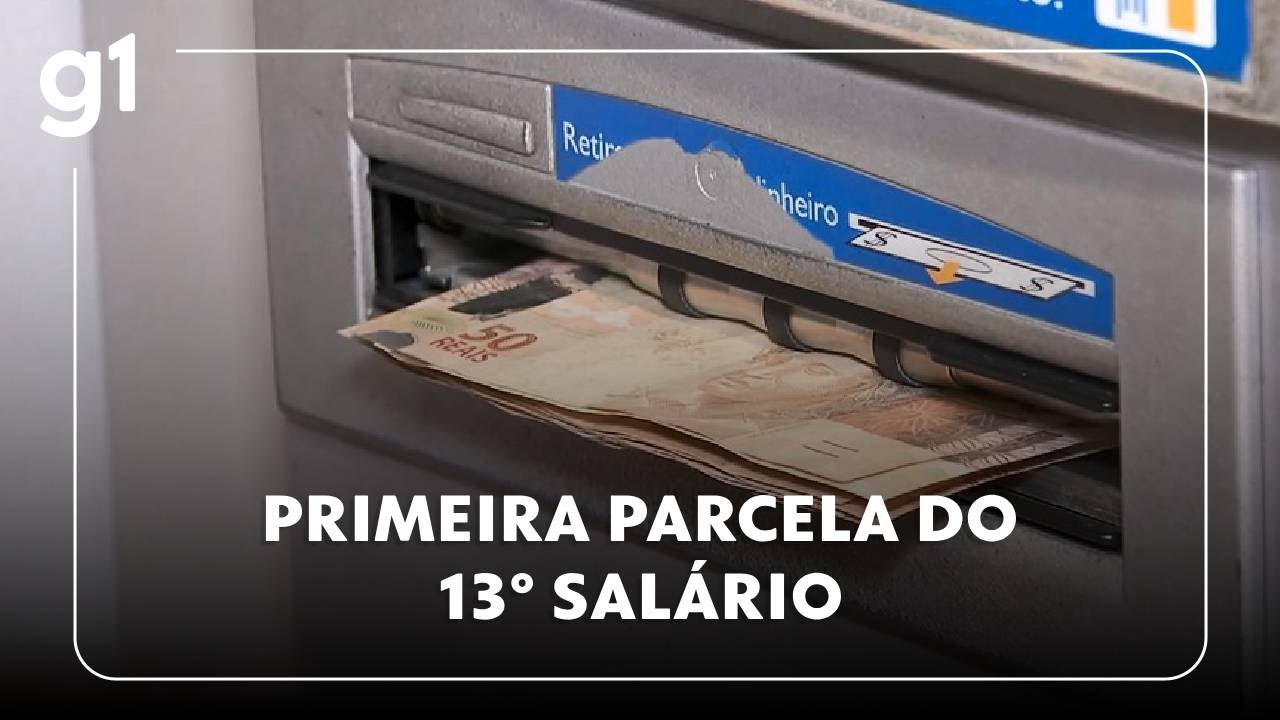 Jornal Hoje primeira parcela do 13° salário tem que ser paga até sexta feira 28