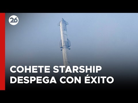 EE.UU | Así fue el exitoso despegue del cohete STARSHIP, el más grande del mundo