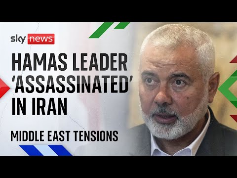 BREAKING: Hamas political leader Ismail Haniyeh killed in Iran
