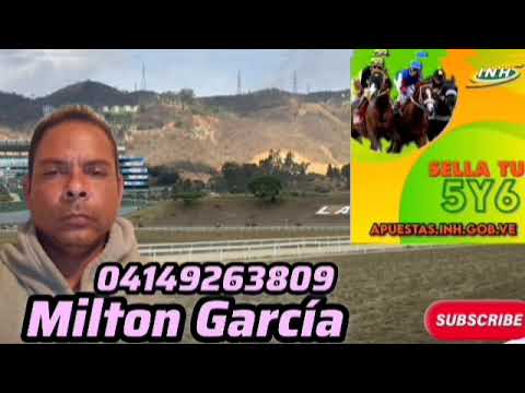 La línea de Milton García para el 5 y 6 Nacional La Rinconada domingo 08/03/2026