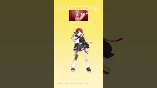 「トレビアンナイト/白銀ノエル」イラストレーターが踊ってみた🍔🥤 #3D #dance #Shorts【和崎あこ/VTuber】