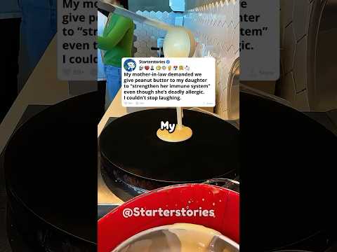 My MIL tried giving my allergic daughter peanut butter to “build immunity.” I couldn’t stop laughing