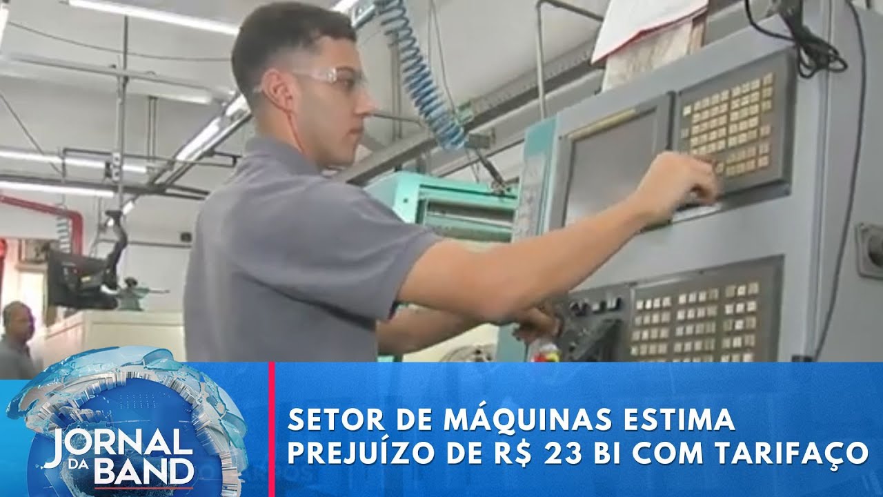 Setor de máquinas estima prejuízo de R$ 23 bilhões com tarifaço