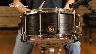 Noble & Cooley 7x14 Classic SS Ash Snare Drum Shou Sugi Ban-Quick 'n' Dirty