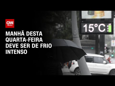 ​Manhã desta quarta-feira deve ser de frio intenso | CNN PRIME TIME