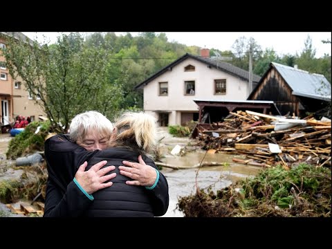 'We are drowning': Extreme rains sweep Europe as floods kill at least 16 | ITV News