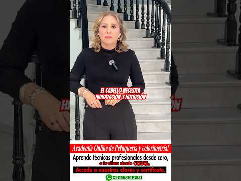 Pelo con falta hidratación: Le falta agua.Se ve con frizz esponjado sin brillo, se enreda